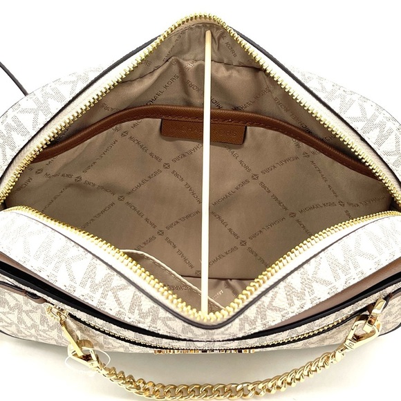 Michael Kors EW Zip Chain Xbody Bag & Small Top Zip Coinpouch w/ID - Picture 8 of 13